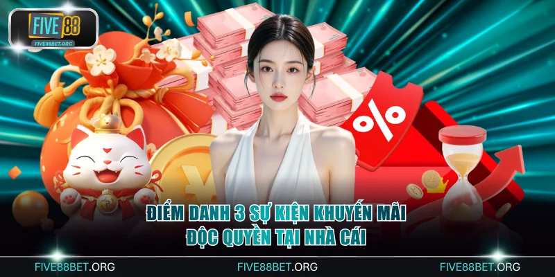 Điểm danh 3 sự kiện khuyến mãi độc quyền tại nhà cái